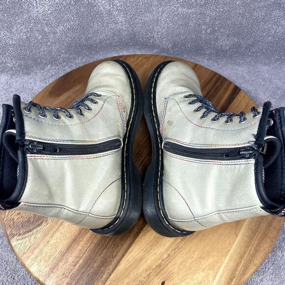 Dr. Doc Martens 1460 Pastel Glitter J Sparkle Rays Boots Kid Size 3 AirWair - Picture 5 of 11